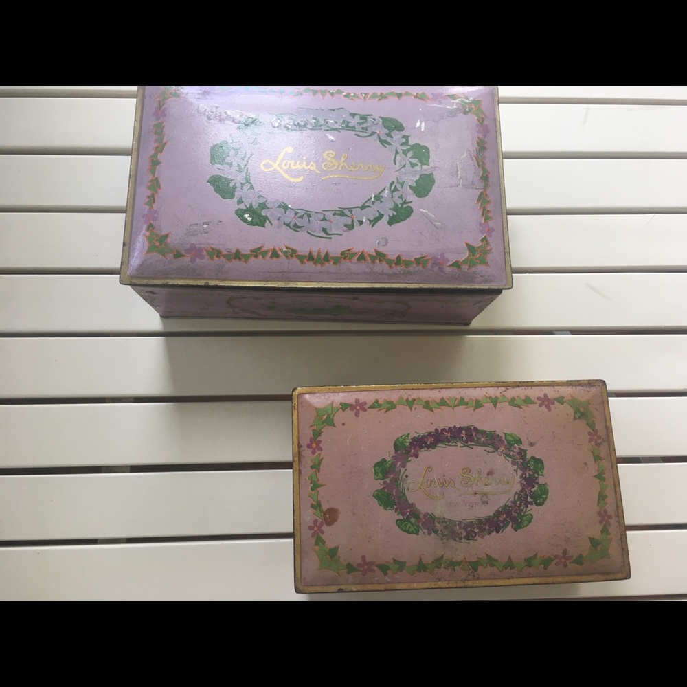 Vintage Tin Chocolate Boxes